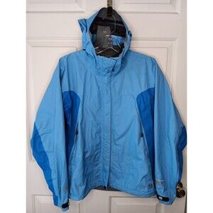 Mountain Hardwaer Paclite Jacket Women Small Blue Gore-Tex Hooded